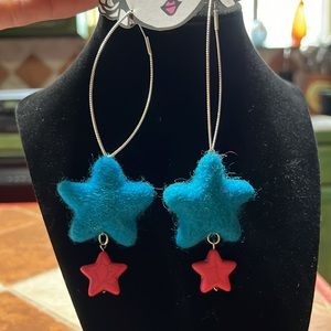 Heather Hansen Designs Pom Pom Star Earrings